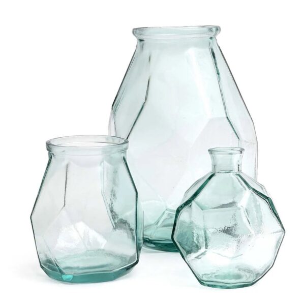LUXA – Vase Large – Transparent bleu – Image 3