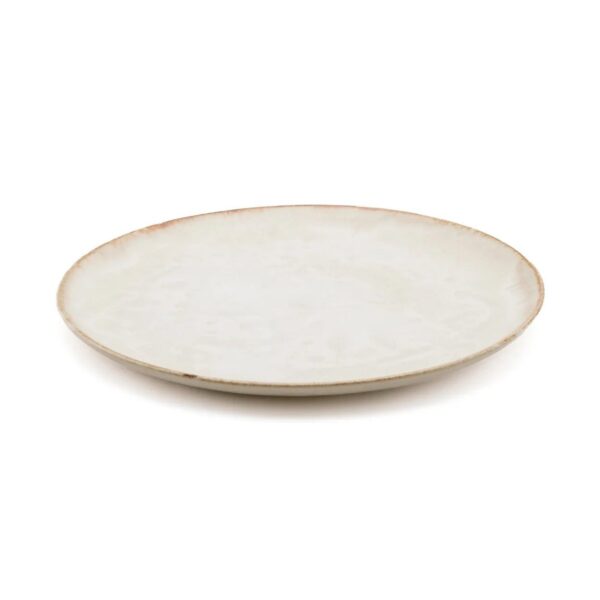 LINA - Assiette plate Ø22cm – Beige – Lot de 6
