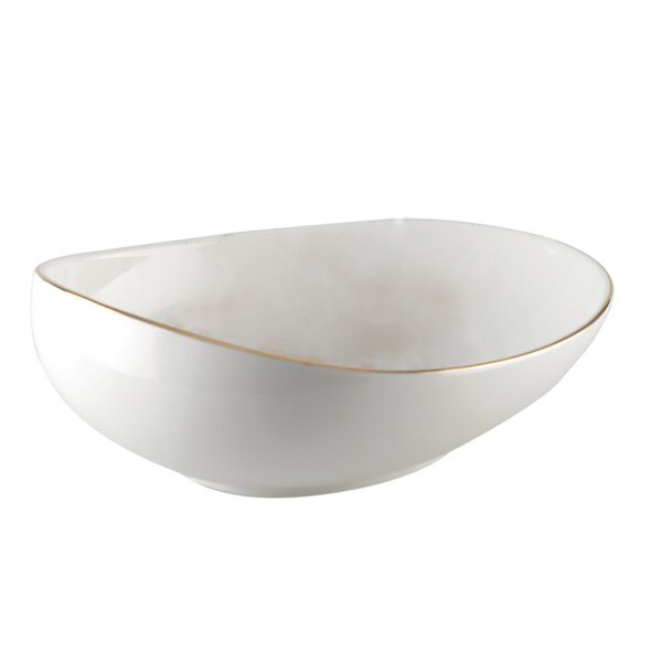 LUCA – Assiette creuse Ø22cm – Blanche