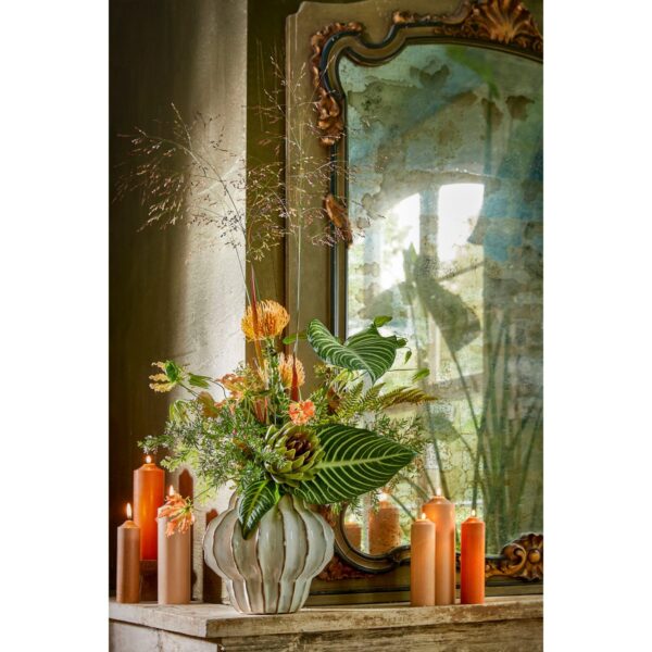 LANTO - Vase en céramique - Blanc Cassé - D25cm – Image 8