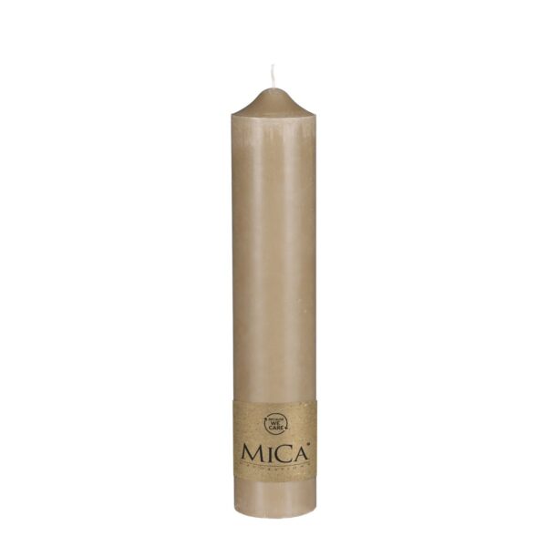PUCI – Bougie – H35 x Ø7 cm – Beige