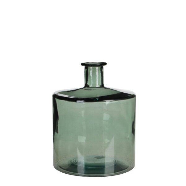 FARMEN - Vase Bouteille en verre recyclé - Vert