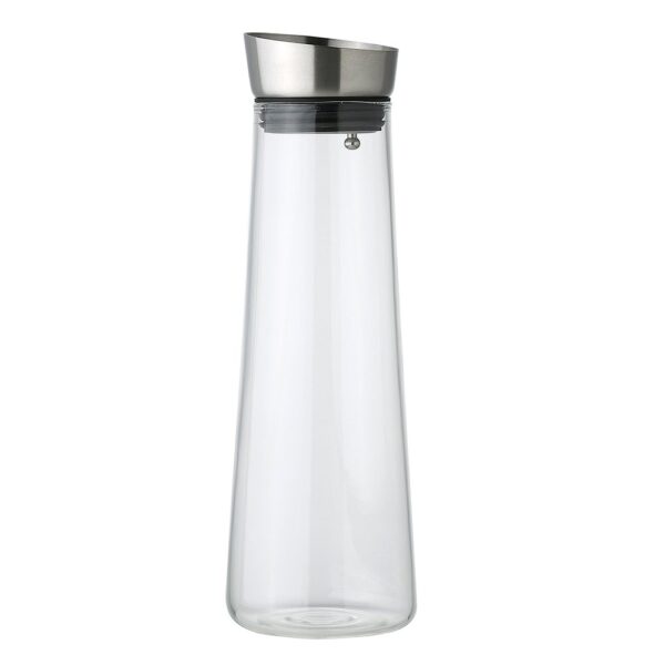 Pichet en verre et bouchon en métal - 1,2L