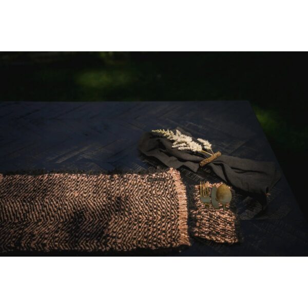 IBIZA – Set de Table – Beige & noir – Lot de 4 – Image 11