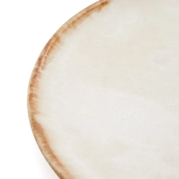 LINA - Assiette plate Ø28cm – Beige – Lot de 4 – Image 5