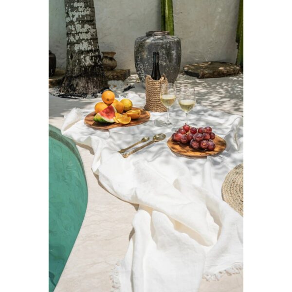 CARLOTA – Nappe en Lin – Blanc – 150x250cm – Image 6