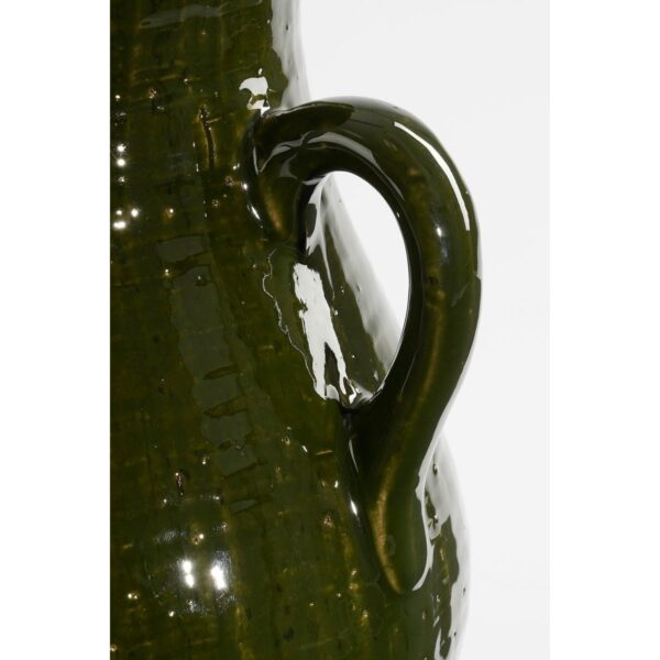 LEOS – Vase Céramique H39cm – Vert – Image 3