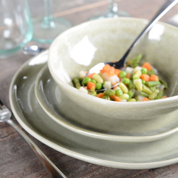 RAIO - Assiette creuse Ø19 cm - Vert – Image 3