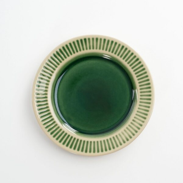 FAUM - Assiette plate Ø22 cm - Vert – Image 3