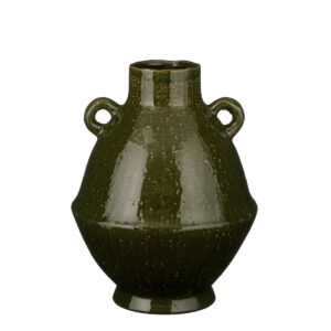 LEOS – Vase Céramique H34cm – Vert