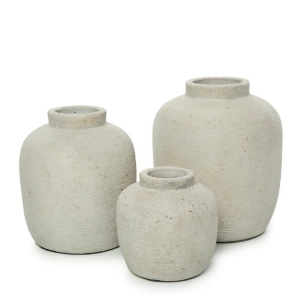 ARZA - Vase béton - Beige – Image 6
