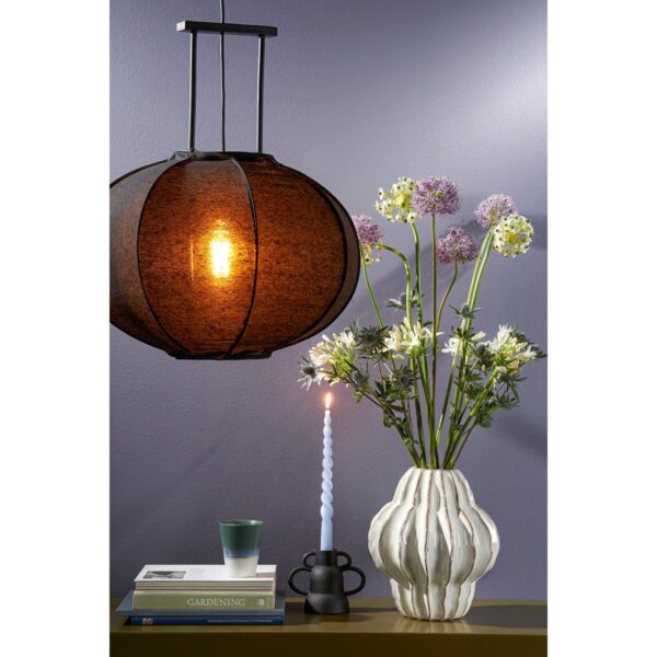 LANTO - Vase en céramique - Blanc Cassé - D25cm – Image 5