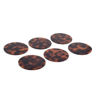 GUEL - Lot de 6 dessous de verres Léopard