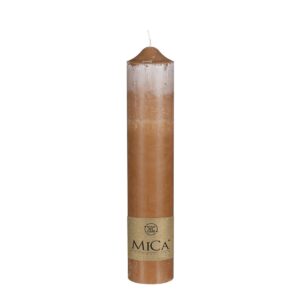 PUCI – Bougie – H35 x Ø7 cm – Marron clair