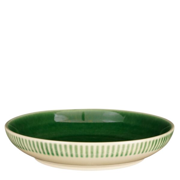 FAUM – Assiette creuse Ø22 cm – Vert