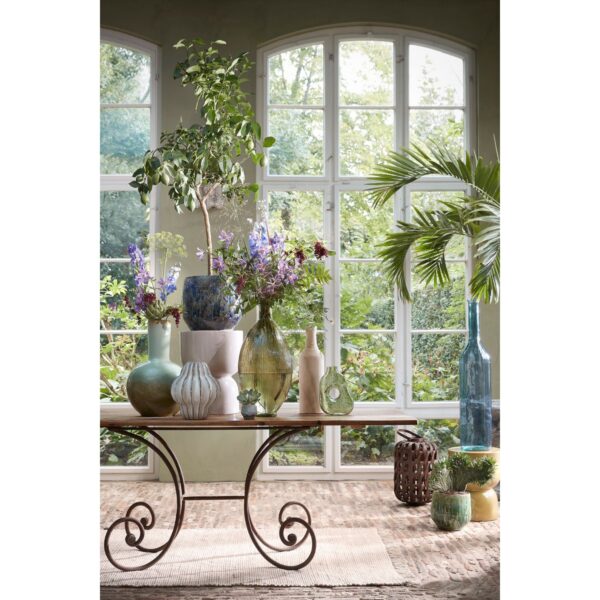 LANTO - Vase en céramique - Blanc Cassé - D25cm – Image 7