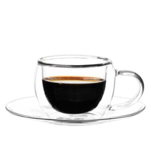 KATO – Tasse à café double paroi – Lot de 4