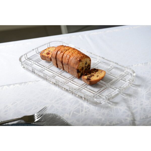 Plat de service rectangle - Transparent – Image 2