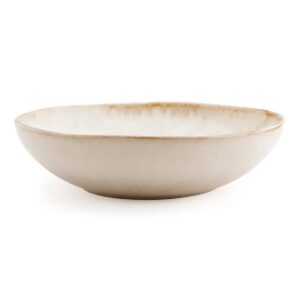 LINA - Assiette creuse Ø22cm – Beige – Lot de 4