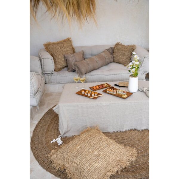 CARLOTA - Nappe en Lin - Beige - 150x200cm – Image 3