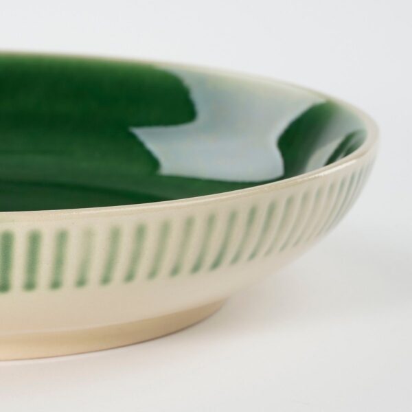FAUM – Assiette creuse Ø22 cm – Vert – Image 2