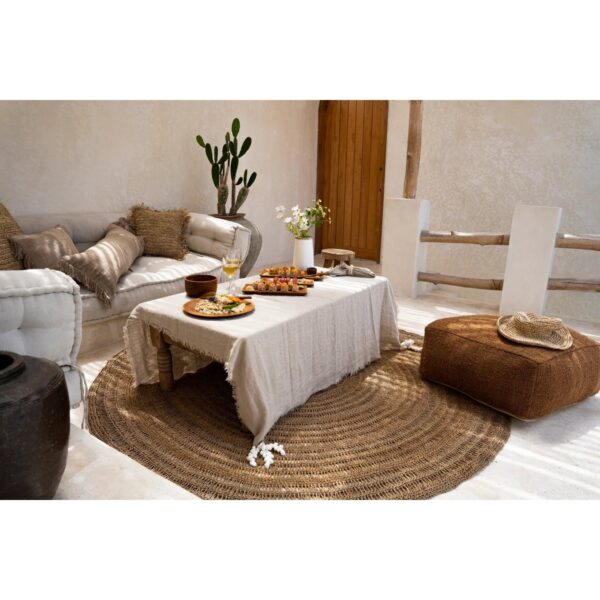 CARLOTA – Nappe en Lin – Beige – 150x250cm – Image 2