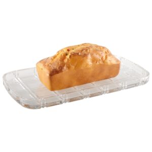 Plat de service rectangle - Transparent
