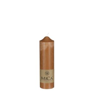 PUCI – Bougie - H25 x Ø7 cm - Marron clair