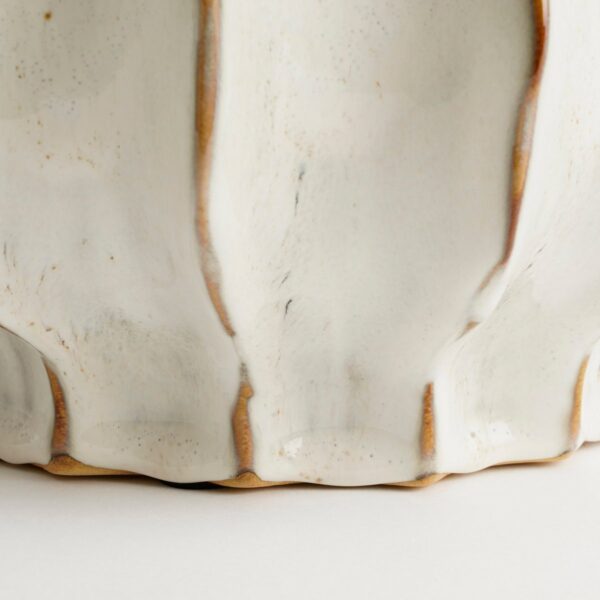 LANTO - Vase en céramique - Blanc Cassé - D33cm – Image 5