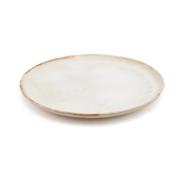 LINA - Assiette plate Ø28cm – Beige – Lot de 4