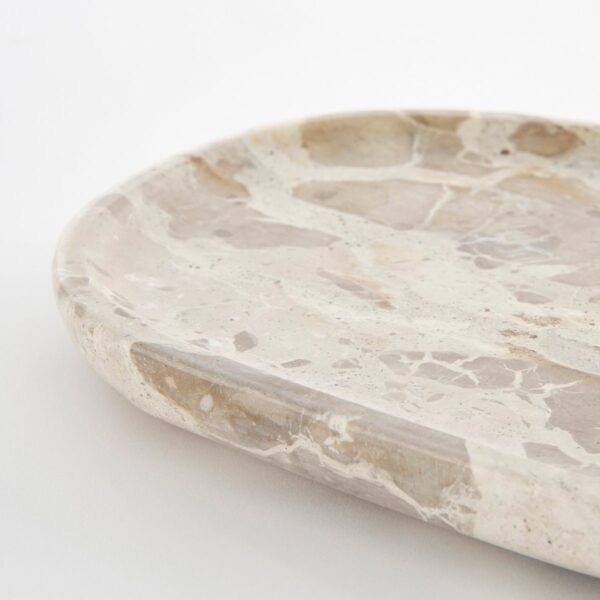 LARA – Plateau de service – Marbre beige – Image 2