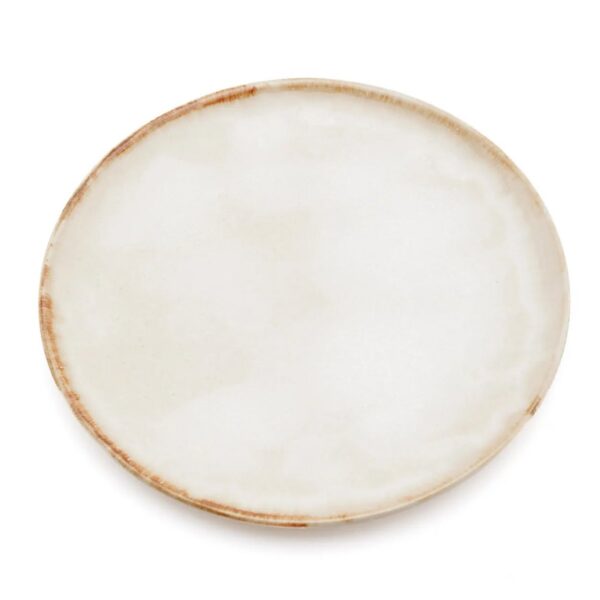 LINA - Assiette plate Ø28cm – Beige – Lot de 4 – Image 3