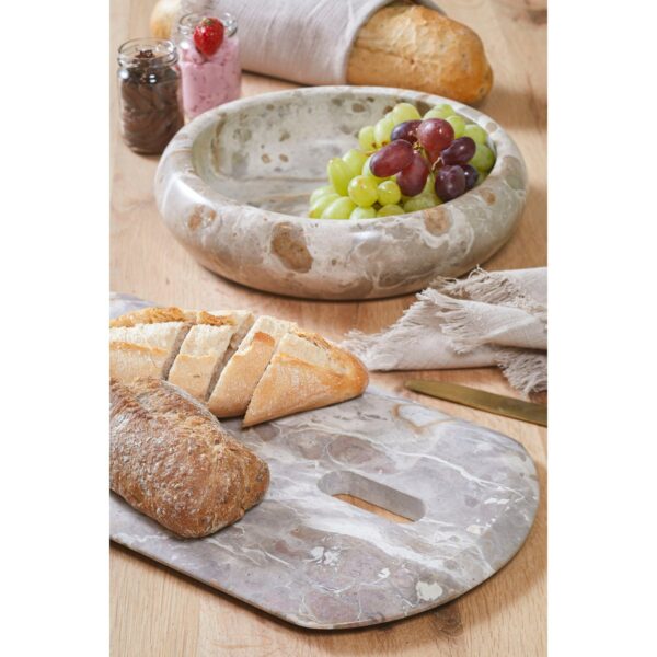 LARA – Grand vide poche – Marbre beige Ø25cm – Image 5