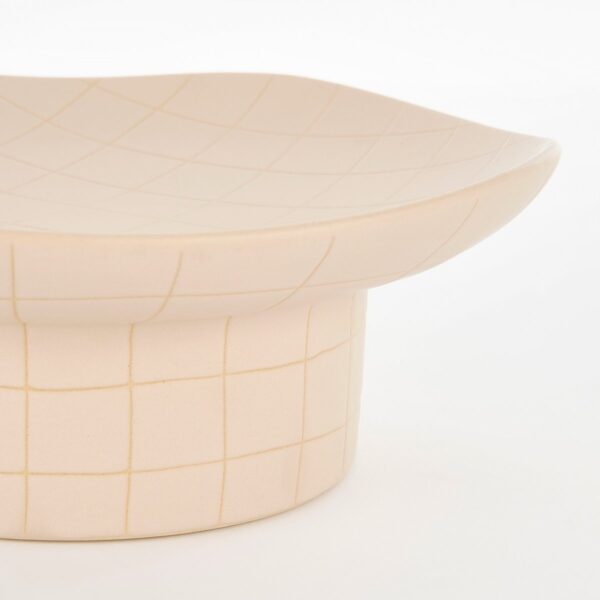 VOLGA - Bol de service Pied - Céramique - Beige – Image 3