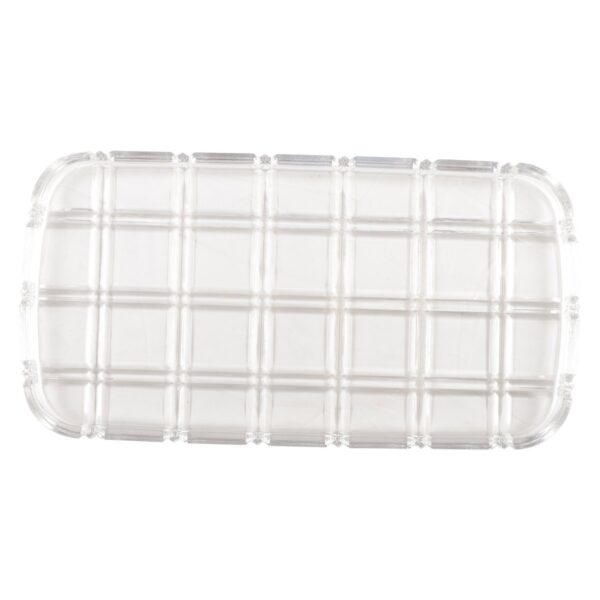 Plat de service rectangle - Transparent – Image 3