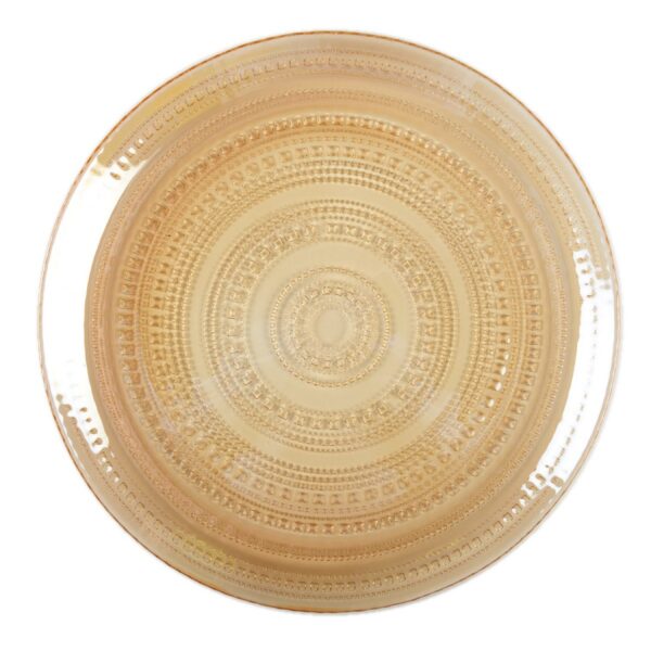 ROMA - Assiette plate Ø28cm - Ambré