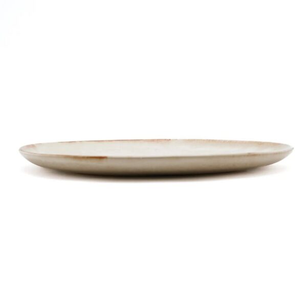 LINA - Assiette plate Ø28cm – Beige – Lot de 4 – Image 4