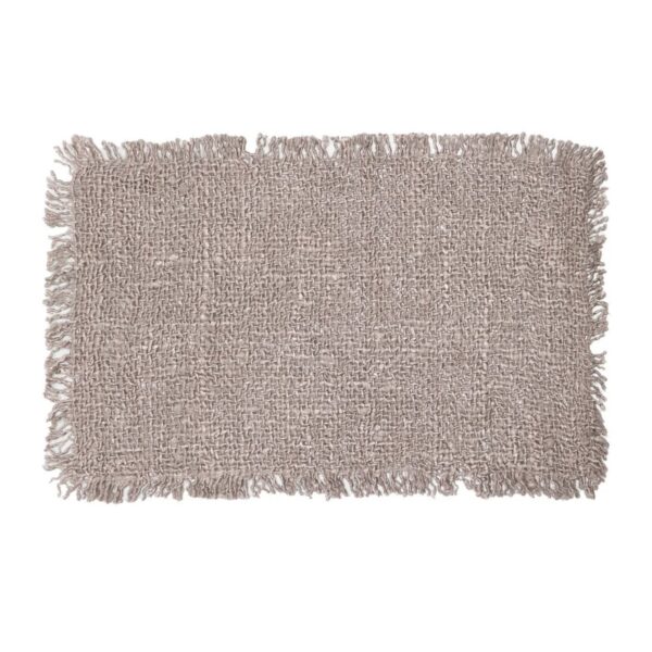 IBIZA – Set de Table – Taupe – Lot de 4