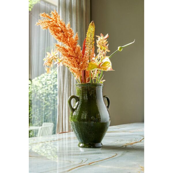 LEOS – Vase Céramique H39cm – Vert – Image 5