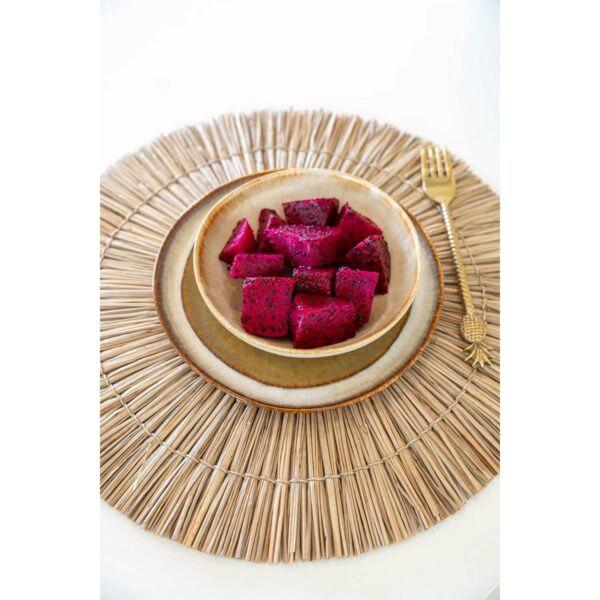 AMA – Assiette plate Ø17cm – Ocre - Lot de 6 – Image 3
