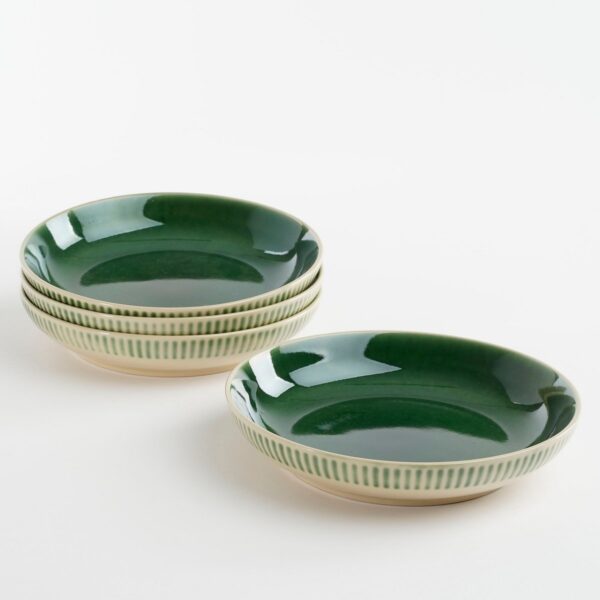 FAUM – Assiette creuse Ø22 cm – Vert – Image 4