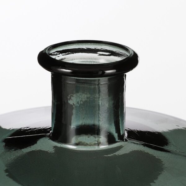 FARMEN - Vase Bouteille en verre recyclé - Vert – Image 2