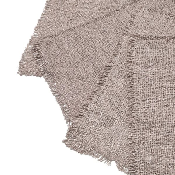 IBIZA – Set de Table – Taupe – Lot de 4 – Image 3