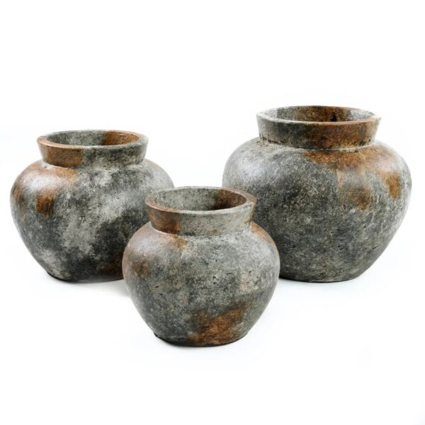 EL – Vase effet pierre – L – Image 7