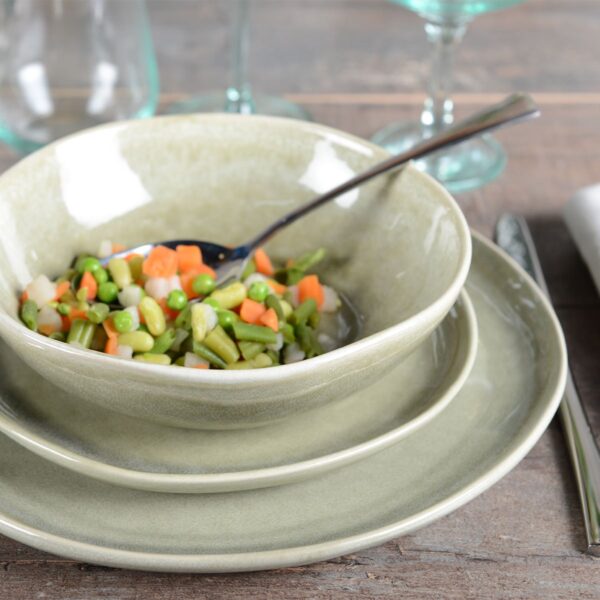 RAIO - Assiette creuse Ø19 cm - Vert – Image 4