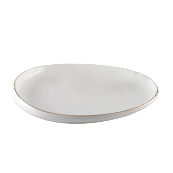 LUCA – Assiette plate Ø21cm – Blanche
